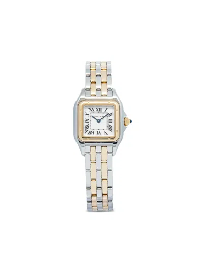 Pre-owned Cartier  Panthere 22mm In 白色