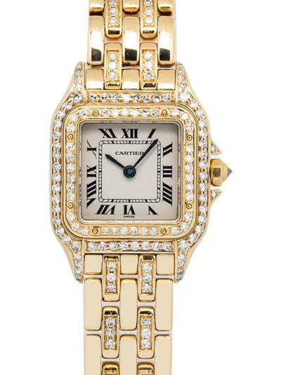 Pre-owned Cartier  Panthère 22mm In White