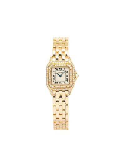 Pre-owned Cartier  Panthère 27mm In White