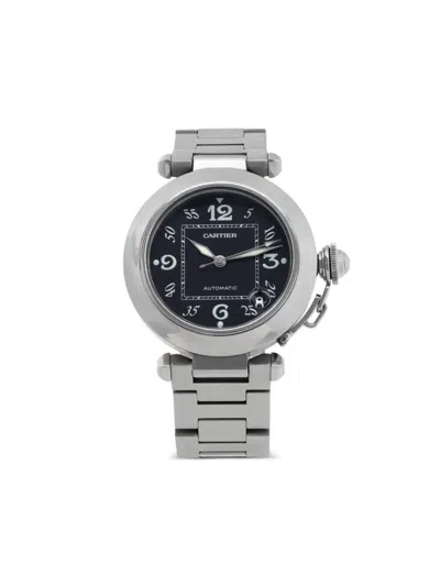 Pre-owned Cartier  Pasha 35mm In Silver