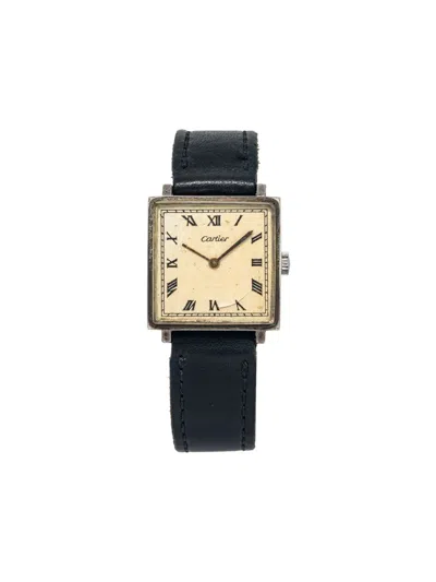 Pre-owned Cartier  Tank 27mm In Neutrals