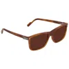 Cartier Premiere De  Brown Rectangular Men's Sunglasses Ct0160s 003 57 In Brown