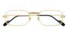 Cartier Ct0519o-001 Gold-gold-transparent In Gold