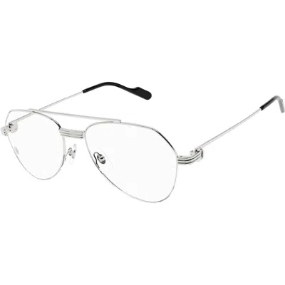 Cartier Premiere De  Demo Pilot Men's Eyeglasses Ct0409o 002 57