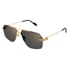 Cartier Premiere De  Grey Multitreatment Navigator Men's Sunglasses Ct0426s 001 60
