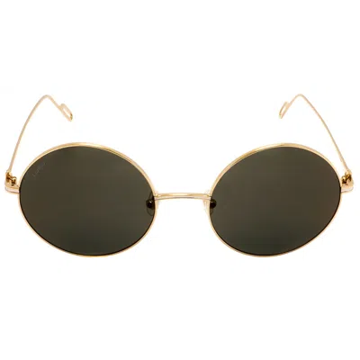 Cartier Premiere De  Grey Round Ladies Sunglasses Ct0156s 001 56 In Gray