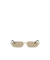 Cartier Premiere De  Rectangular Frameless Sunglasses In Gold