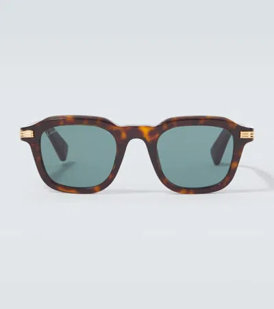 Cartier Première De  Square Sunglasses In Brown