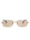 Cartier Première De  Sunglasses In Gold