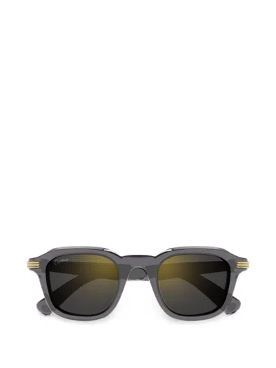 Cartier Première De  Sunglasses In Gray