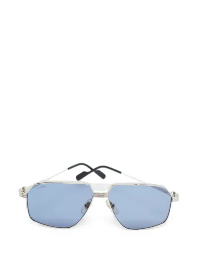 Pre-owned Cartier Première De  Sunglasses In Silver