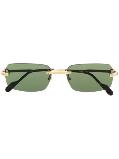 Cartier Première Sunglasses In Gold
