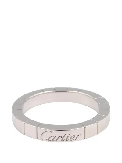 Pre-owned Cartier Raniere Ring In Silver