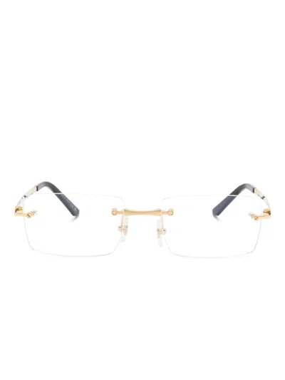 Cartier Frameless Gold-tone Optical Glasses