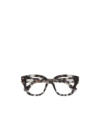 Cartier Rectangle Frame Glasses In Black