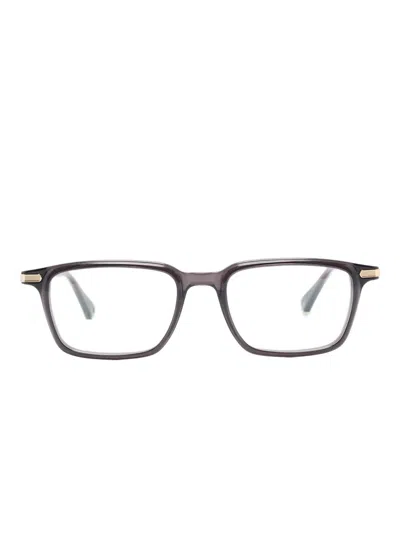 Cartier Rectangle-frame Glasses In Gray