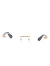 Cartier Rectangle-frame Glasses In Schwarz