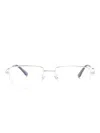 Cartier Rectangle-frame Glasses In Gray