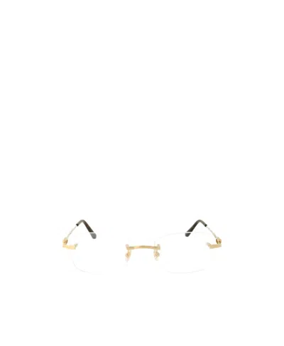 Cartier Rectangle-frame Glasses In White