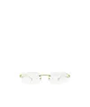 Cartier Rectangle Frame Glasses In White