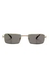 Cartier Sonnenbrille Mit Eckigem Gestell In 金色