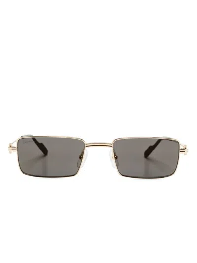 CARTIER RECTANGLE-FRAME SUNGLASSES