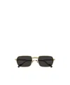 Cartier Rectangle Frame Sunglasses In Black