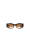 Cartier Rectangle-frame Sunglasses In Black