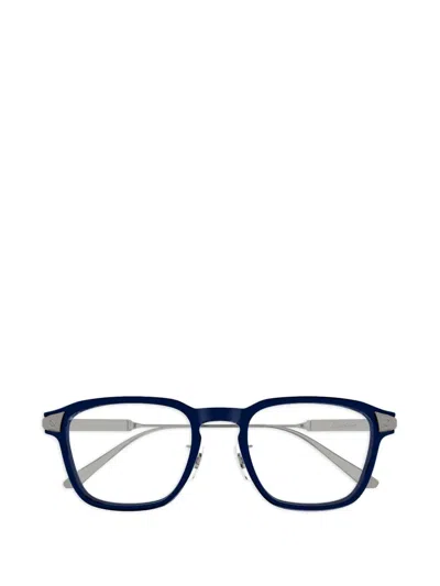 Cartier Rectangle Glasses In Blue