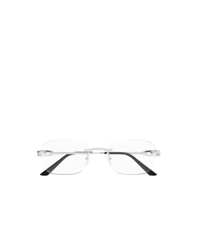 Cartier Rectanglular Frame Glasses In White