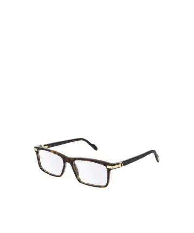 Cartier Rectangular Frame Glasses In White