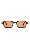 Cartier 49mm Small Rectangular Sunglasses In Black