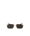 Cartier Rectangular Frame Sunglasses In Black