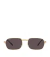 Cartier Rectangular Sunglasses In Brown