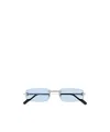 Cartier Rectangular Sunglasses In Blue