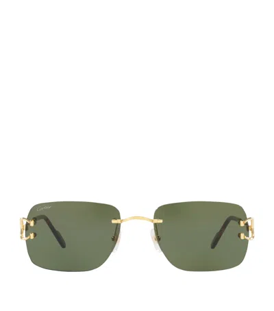 CARTIER RECTANGULAR SUNGLASSES