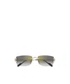 Cartier Rectangular Sunglasses In Gray