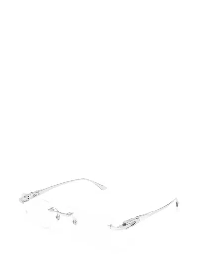 Cartier Rimless C Décor Glasses In Metallic