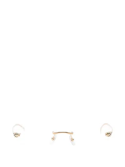 Cartier Rimless-frame Glasses In White