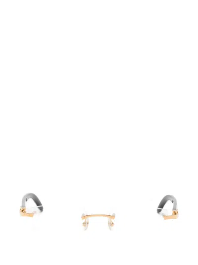 Cartier Rimless Glasses In Gray