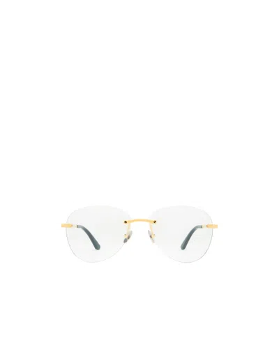 Cartier Rimless Glasses In Gold