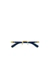 Cartier Rimless Rectangle Frame Glasses In White