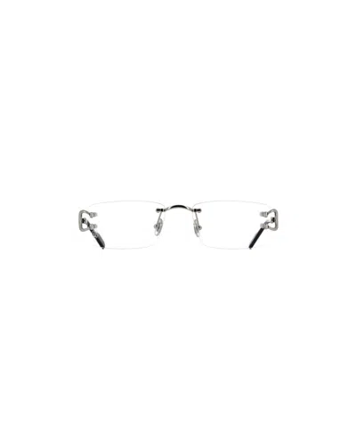 Cartier Rimless Square-frame Glasses In White