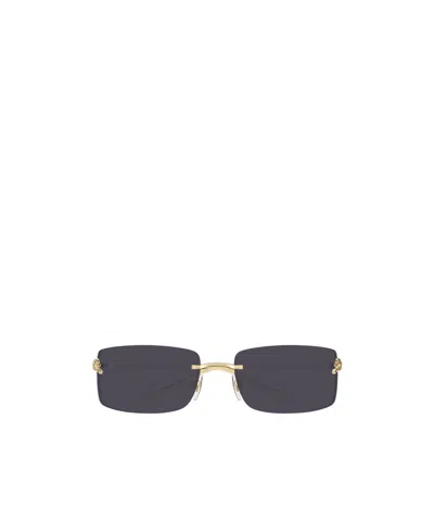 Cartier Rimless Sunglasses In Black