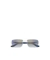 Cartier Rectangle-frame Sunglasses In Metallic