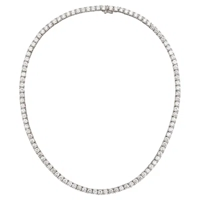 Pre-owned Cartier Riviera Necklace: 23.40ct Diamond In Platinum Setting In Multi