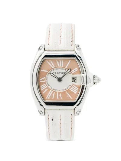Pre-owned Cartier Roadster 30mm Watch In Pink