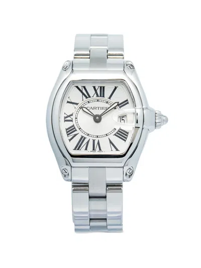 Pre-owned Cartier Roadster 36mm Watch In White