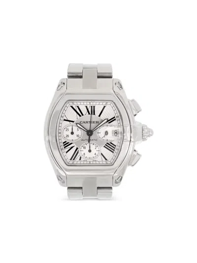 Pre-owned Cartier Roadster 40mm Watch In White