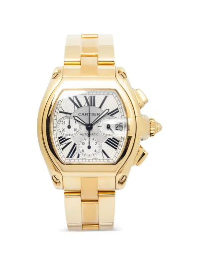 Pre-owned Cartier Roadster 41mm Watch In Silver